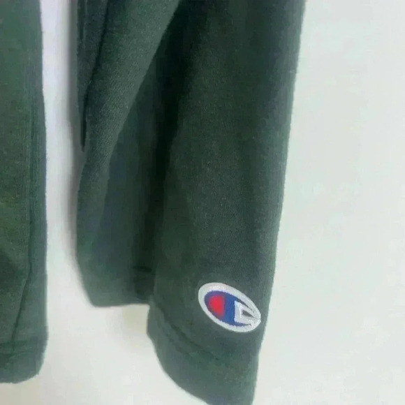 Champion Men’s 49ers Green 1/4 Button Pullover Size Large - Picture 4 of 7